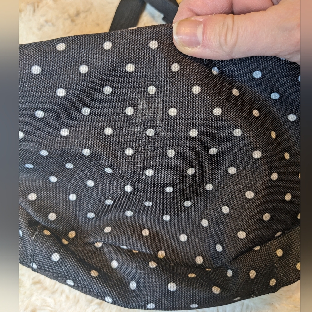 JanSport Brown and White Polka Dot Belt Bag - Picture 4 of 7